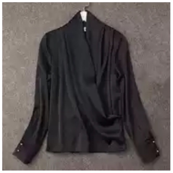 Silky Draping Top - Picture 4 of 8